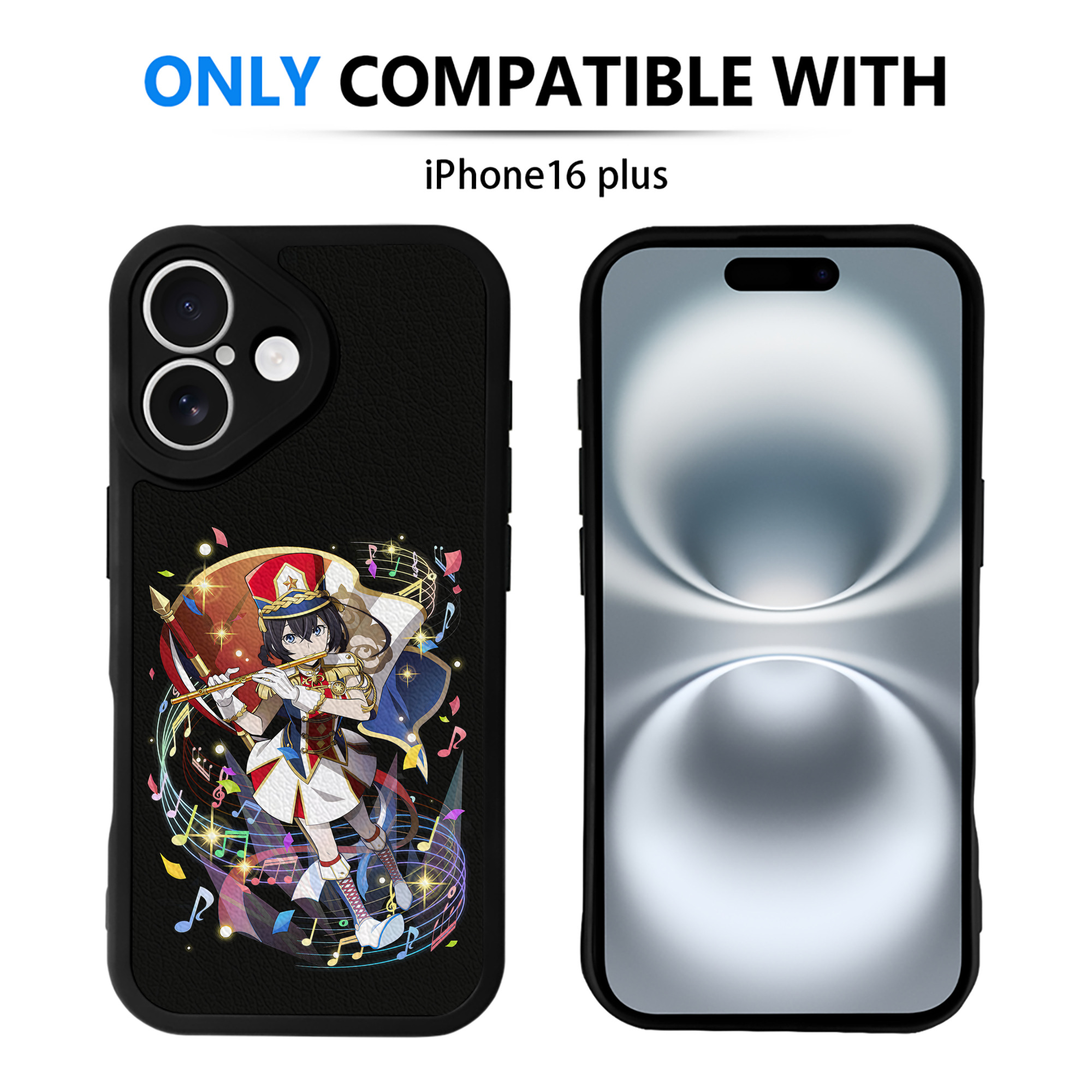 （画像用） 文豪ストレイドッグス Bungo Stray Dogs 【iPhone 16シリーズ対応】シリコンスマホケース（レザー調） 材質：シリコン